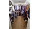 Walk-in closet with built in shelves for ample storage at 6454 Sain Milling Rd, Vale, NC 28168
