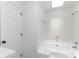 Clean bathroom featuring a soaking tub with tile surround and a separate shower at 7212 Canyon Dr, Charlotte, NC 28262