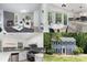 Property collage showcasing the home's exterior, kitchen, living room, and breakfast nook at 7212 Canyon Dr, Charlotte, NC 28262