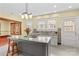 Bright kitchen with stainless appliances, granite counters and center island at 119 Wiley Ave, Salisbury, NC 28144