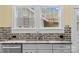 Kitchen counter with views of the backyard from the double windows at 119 Wiley Ave, Salisbury, NC 28144