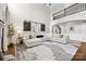 Spacious living room with comfortable seating, hardwood floors, and stylish decor at 18730 Floyd Ct, Davidson, NC 28036