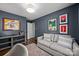 Cozy room with a comfortable sofa, decor and hardwood floors, perfect for relaxation at 2100 Shadyview Dr, Charlotte, NC 28210