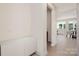 Inviting hallway with a view into the dining room and kitchen, showcasing the open floor plan at 3925 Tokay Ln, Fort Mill, SC 29707