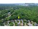 Aerial view showcases the Ballantyne area and well-manicured neighborhood at 6425 High Creek Ct, Charlotte, NC 28277