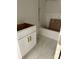 Bathroom features a new vanity and modern soaking tub, awaiting final installation at 85 Cornerstone Dr, Taylorsville, NC 28681