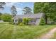 Attractive one-story home with well-kept lawn and landscaping, with trees in the background at 878 Cold Springs Rd, Concord, NC 28025