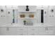 Bright bathroom featuring double sinks, modern fixtures, and ample counter space at 9305 Valley Rd, Charlotte, NC 28270