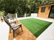 Outdoor living with golf putting area, perfect for entertaining or relaxation on a sunny day at 9305 Valley Rd, Charlotte, NC 28270