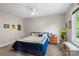 Bedroom featuring a ceiling fan, natural light, and decor to match at 1004 Berwick Ct, Waxhaw, NC 28173