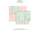 Detailed main floor plan of a house featuring bedrooms, kitchen, living room, and garage at 1004 Berwick Ct, Waxhaw, NC 28173
