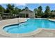 Inviting community pool with a spa, offering a perfect spot for relaxation and recreation at 12713 Frank Wiley Ln, Charlotte, NC 28278
