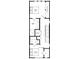 Upstairs floor plan includes Primary suite, bath, laundry, additional bedroom, and walk-in closet, ensuring comfortable living at 1354 Briar Creek Rd, Charlotte, NC 28205