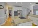 Well-equipped kitchen featuring stainless steel appliances and granite counters with a smooth cooktop at 15824 Feeny Ct, Charlotte, NC 28278