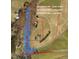 Property outline showing acreage with potential building areas with partial flood zone at 3400 Baucom Manor Rd, Monroe, NC 28110