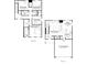 Detailed floor plan showcasing the layout of the bedrooms, bathrooms, kitchen, garage, and living spaces at 5224 Mccallum Meadows Dr, Charlotte, NC 28216