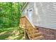 Small deck with access stairs at 5376 Walter Estate Ln, Iron Station, NC 28080