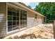 Spacious wooden deck with sliding glass doors, perfect for enjoying the outdoors at 5376 Walter Estate Ln, Iron Station, NC 28080