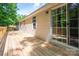 Spacious deck with sliding glass doors; a great outdoor living area at 5376 Walter Estate Ln, Iron Station, NC 28080