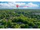 Aerial view highlighting the home's location near Downtown Charlotte at 552 Blue Rock Dr, Charlotte, NC 28213