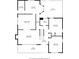This floor plan shows a well-designed layout with a large kitchen, deck, and several bedrooms for comfortable living at 552 Blue Rock Dr, Charlotte, NC 28213