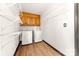 Laundry room featuring shelving and modern appliances at 552 Blue Rock Dr, Charlotte, NC 28213