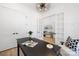 Bright office with French doors, dark wood desk, and neutral decor at 554 W Cama St, Charlotte, NC 28217