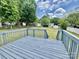 Spacious deck overlooking a well-maintained backyard, great for outdoor entertaining at 915 Klondale Ave, Kannapolis, NC 28081