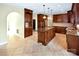 Spacious kitchen with center island, stainless steel appliances, and ample cabinet space at 11917 Chevis Ct, Charlotte, NC 28277