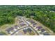 New construction homes nestled in the trees with lush green landscaping at 12705 Twilight Dr, Mint Hill, NC 28227