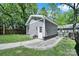 Charming guest house with siding and a well-maintained yard featuring green grass and stone walkway at 1517 Parkwood Ave, Charlotte, NC 28205