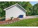 A single car garage is to the side of this quaint home at 177 Candlestick Dr, Statesville, NC 28625