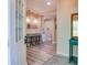Finished basement area with bar seating, modern lighting, and neutral decor at 181 Edgewater Rd, Hickory, NC 28601