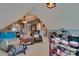 Bonus room/flex space with pitched ceiling, creative decor, and carpet at 181 Edgewater Rd, Hickory, NC 28601