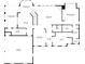 Floor plan with living room, kitchen, primary bedroom, screened porch, and garage spaces at 181 Edgewater Rd, Hickory, NC 28601