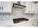 Modern kitchen with stainless steel range and elegant backsplash at 2028 Cedar Falls Dr # 10, Waxhaw, NC 28173