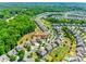Aerial view of the property showcasing its location within a lush, green neighborhood at 3005 Oakmere Rd, Waxhaw, NC 28173