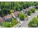 Aerial view of a beautiful neighborhood with tree-lined streets and well-maintained homes at 3124 Arklow Rd, Charlotte, NC 28269