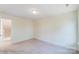 Clean bedroom with carpeted flooring, a large window and recessed lighting at 3242 Bozeman Ct # 8, Stanley, NC 28164