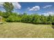 Large, well-manicured backyard with lush lawn and mature trees, offering privacy and space at 4211 Maggie Springs Way, Clover, SC 29710