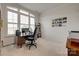 Bright office space featuring large window, natural light, computer desk, comfortable office chair, and carpeted floors at 4211 Maggie Springs Way, Clover, SC 29710