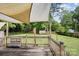 Charming backyard deck with seating and shade, perfect for entertaining at 6412 Old Meadow Rd # 69, Charlotte, NC 28227