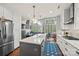 Spacious kitchen with stainless steel appliances, a large island, and an open layout perfect for gatherings at 208 Wendover Heights Cir, Charlotte, NC 28211
