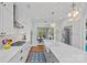 Well-lit kitchen with stainless appliances, ample counter space, and an open design at 208 Wendover Heights Cir, Charlotte, NC 28211