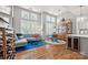 Inviting living area with hardwood floors, plenty of natural light, and stylish furnishings at 208 Wendover Heights Cir, Charlotte, NC 28211