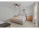 Spacious bedroom with neutral tones, a ceiling fan, and two matching nightstands at 2535 Andes Dr, Statesville, NC 28625