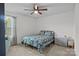 Bedroom featuring a ceiling fan and neutral tones at 2535 Andes Dr, Statesville, NC 28625