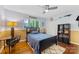 Bright bedroom featuring hardwood floors and ample storage space at 3329 Winnipeg Cir, Charlotte, NC 28210