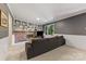Comfortable living room featuring a brick fireplace and built-in shelving at 3329 Winnipeg Cir, Charlotte, NC 28210