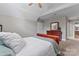 Comfortable bedroom featuring neutral walls, plush carpet, and ample closet space at 3398 Millstone Creek Rd, Lancaster, SC 29720